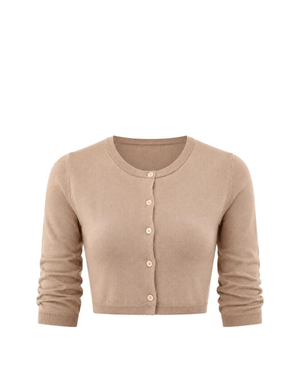 P.A.R.O.S.H. Cropped Vest in het Natural