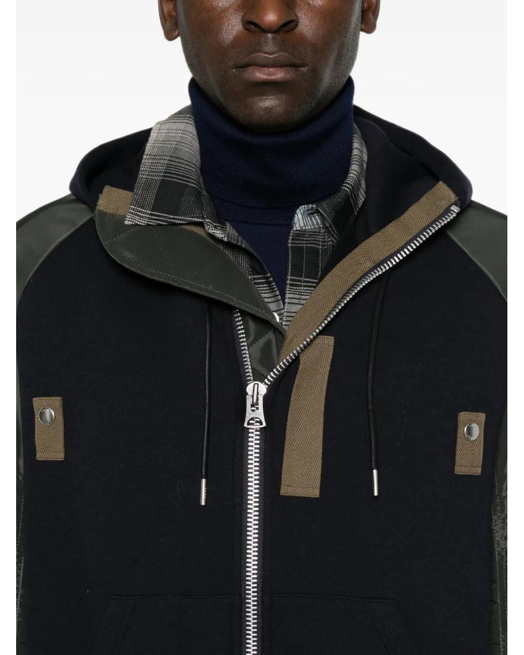 Sacai Black Jackets for men