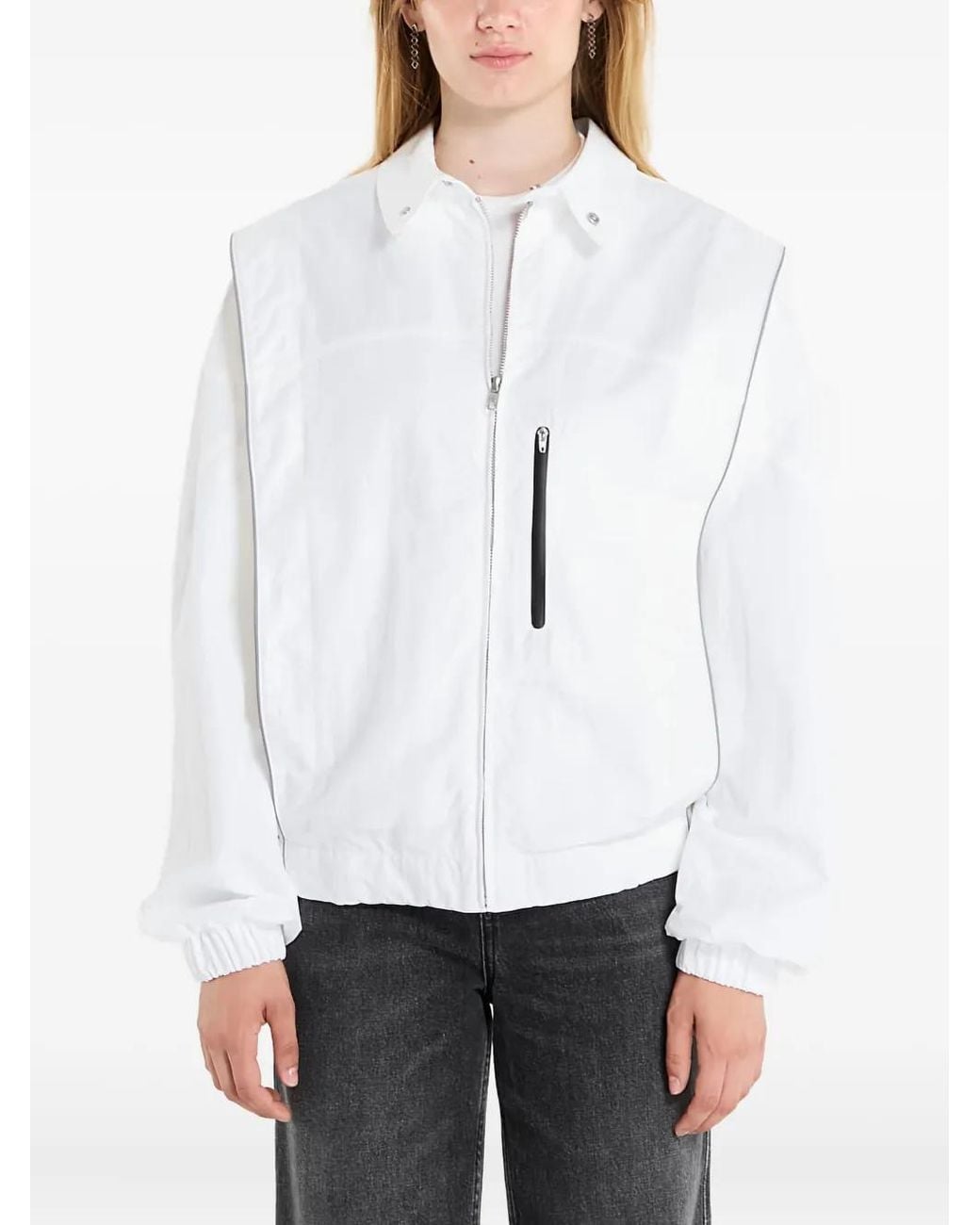 Adidas White Venice Zip Jacket