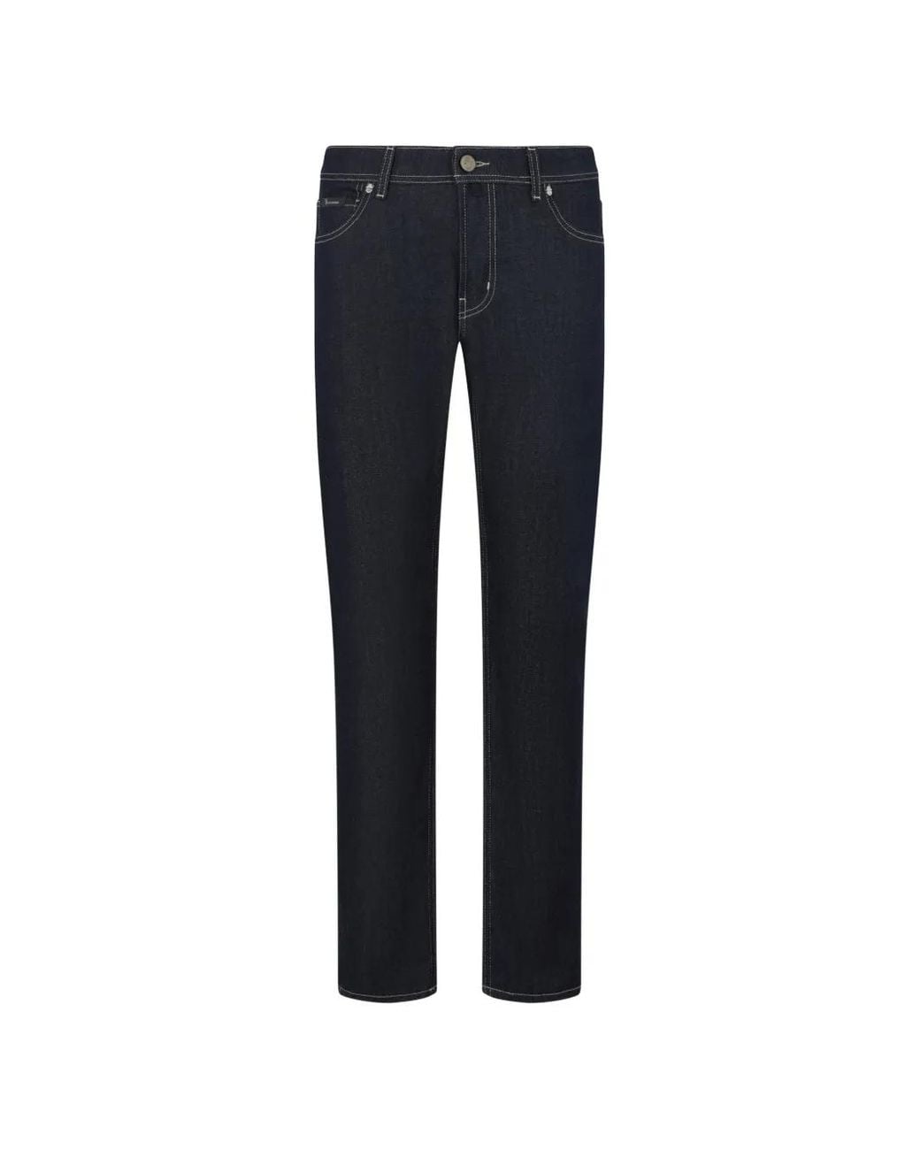 Vaqueros Rectos Billionaire de hombre de color Blue