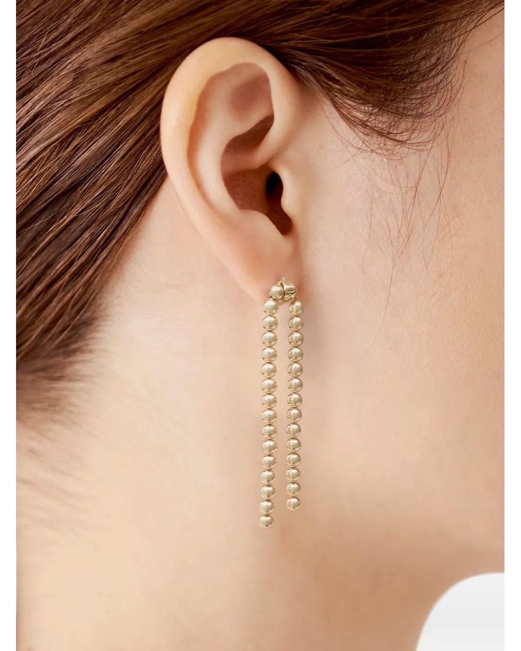 Shihara Natural Node Circle-Shaped Stud