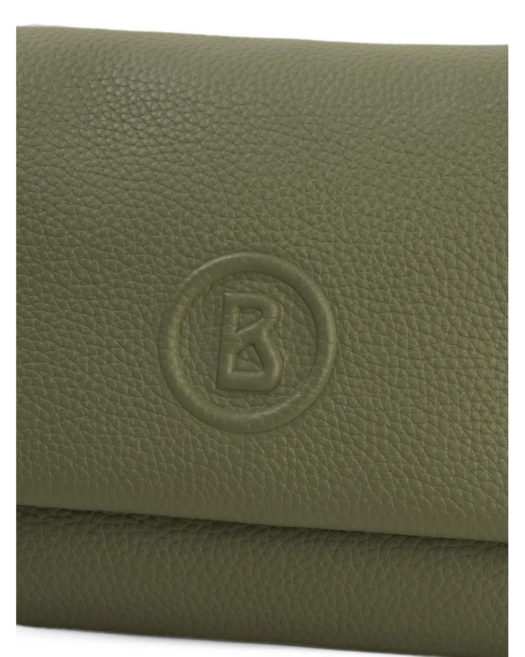 Bogner Green Bozen Florence Logo-Embossed Shoulder Bag
