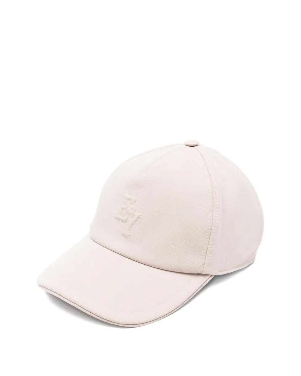 Cappello Con Logo di Eleventy in Natural da Uomo