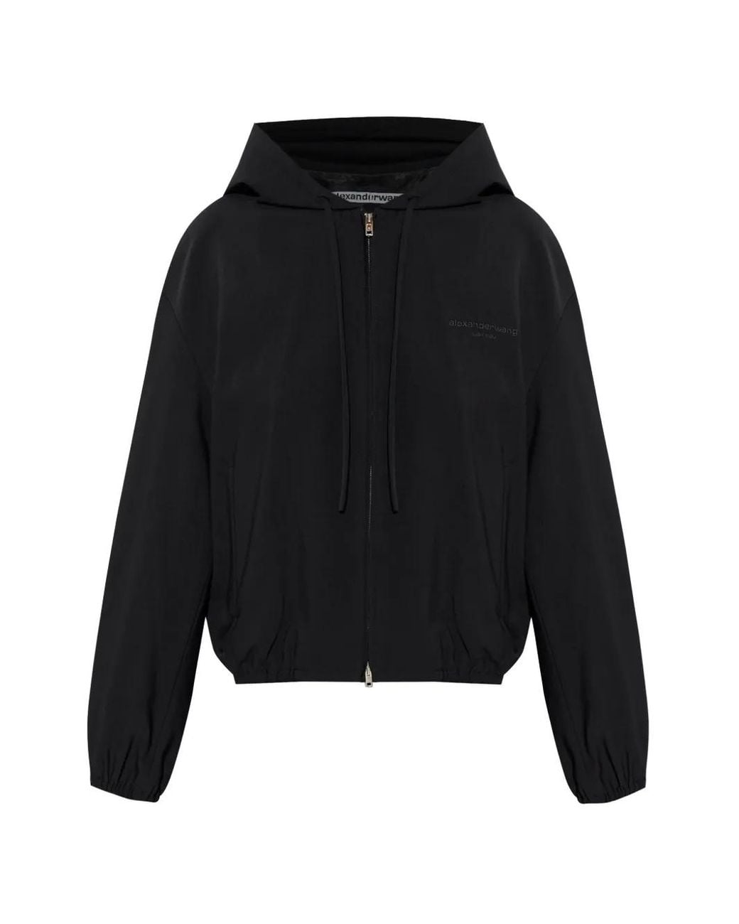 Alexander Wang Black Zip Up Hoodie