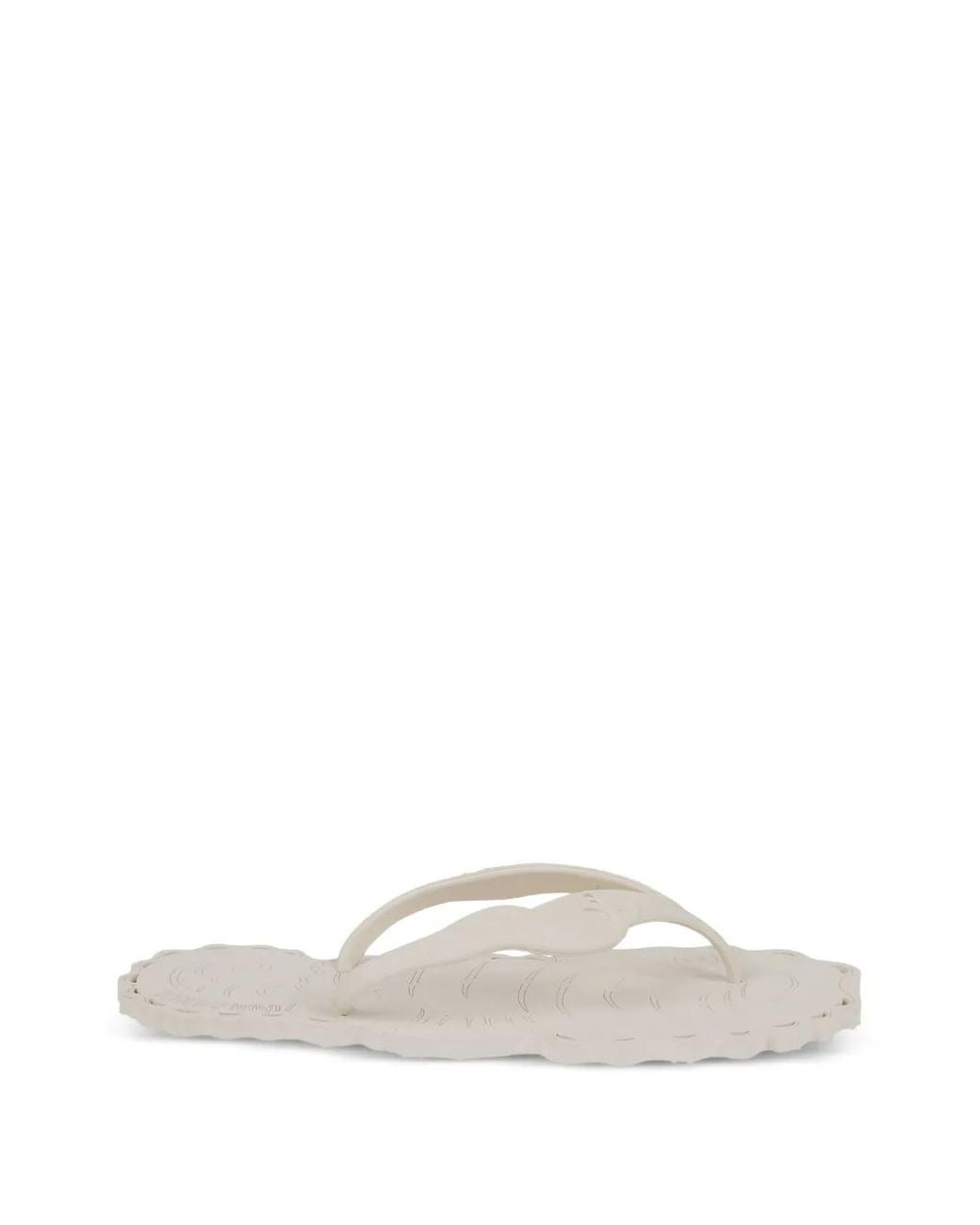 Zimmermann White Tongs À Bords Festonnés