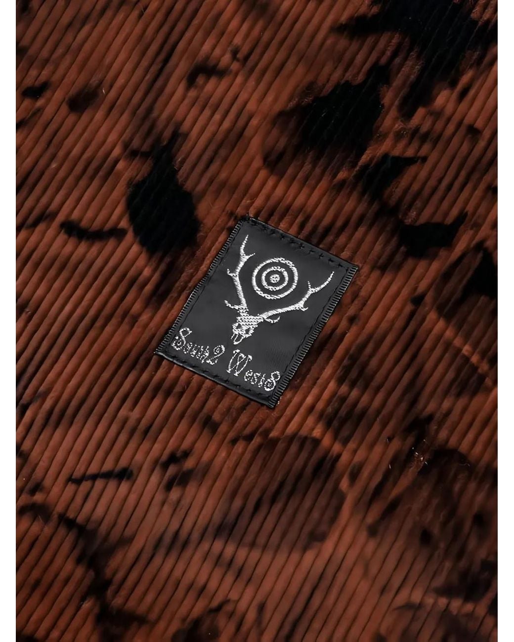 South2 West8 Brown Veste À Motif Tie Dye for men