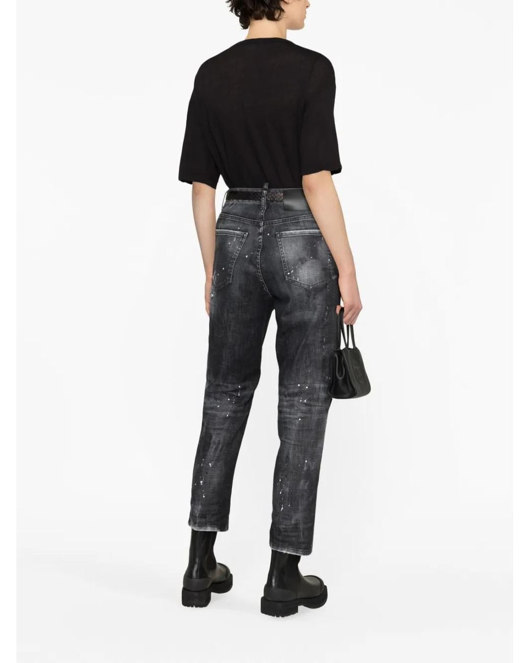 James Perse Black Cotton-Crêpe T-Shirt