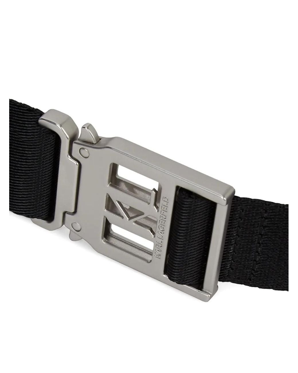 Karl Lagerfeld Black K/Urban Belt for men