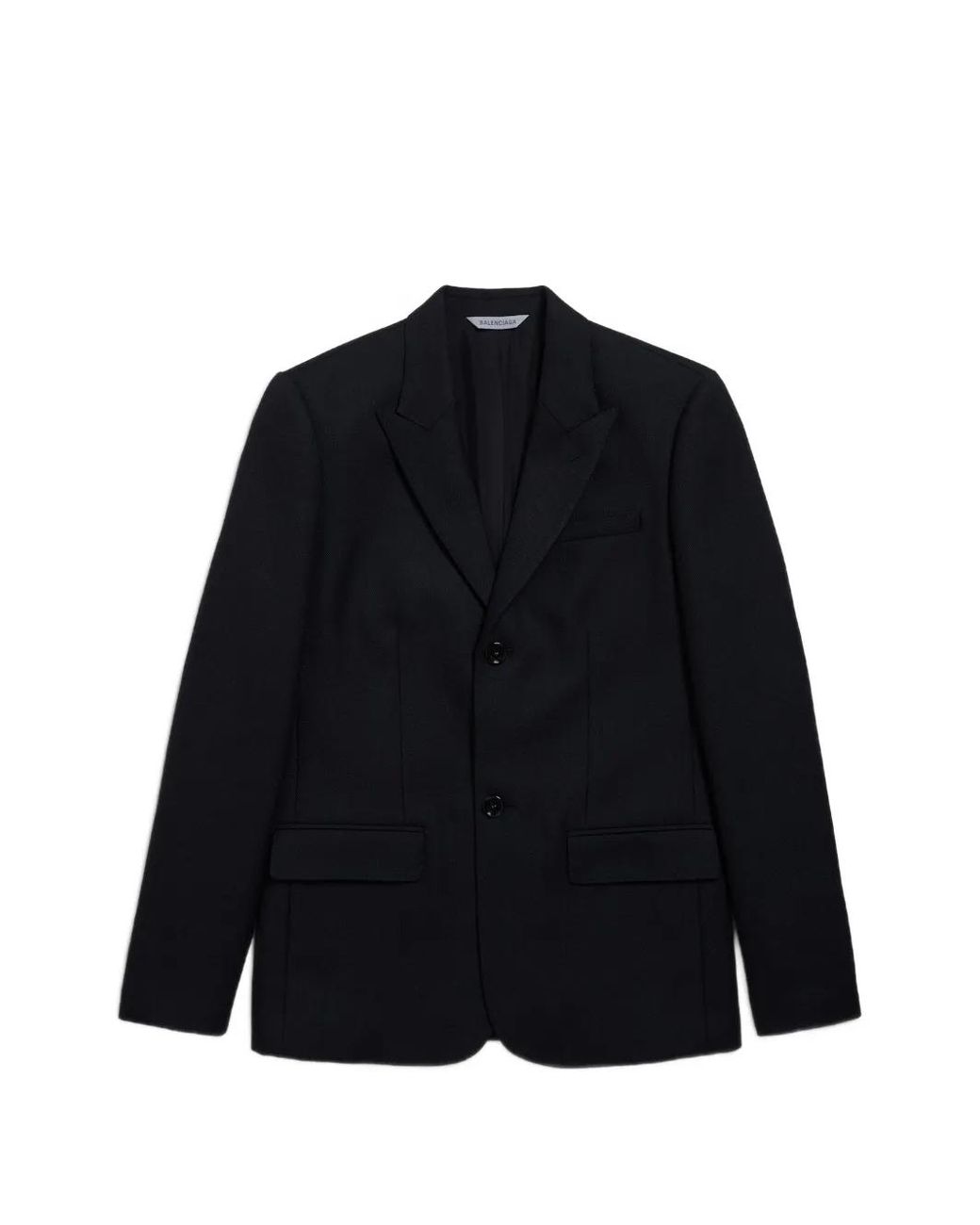 Balenciaga Blue Wool Jacket for men