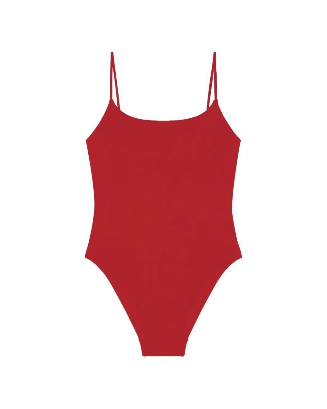 Lido Red Trentasei Spaghetti-Strap Swimsuit