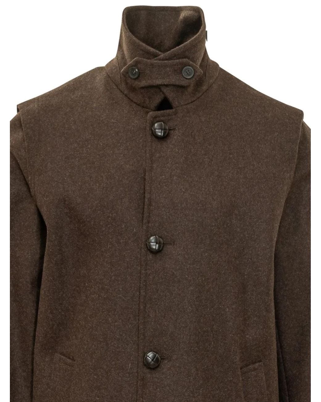 Schneiders Brown Alexander Button-Up Coat for men