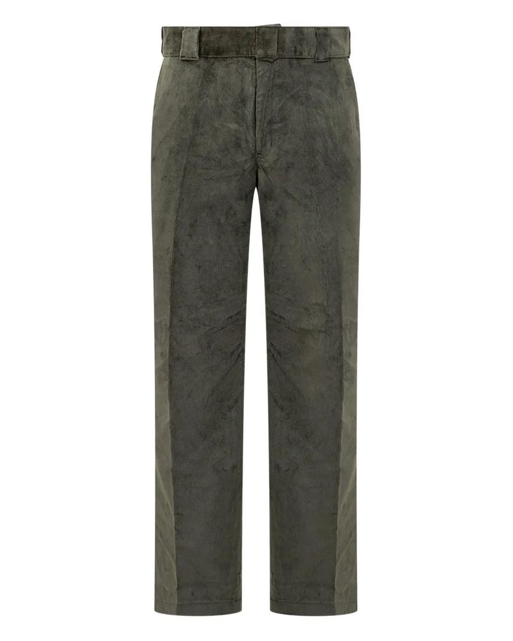 Dickies Gray Corduroy-Texture Straight Trousers for men