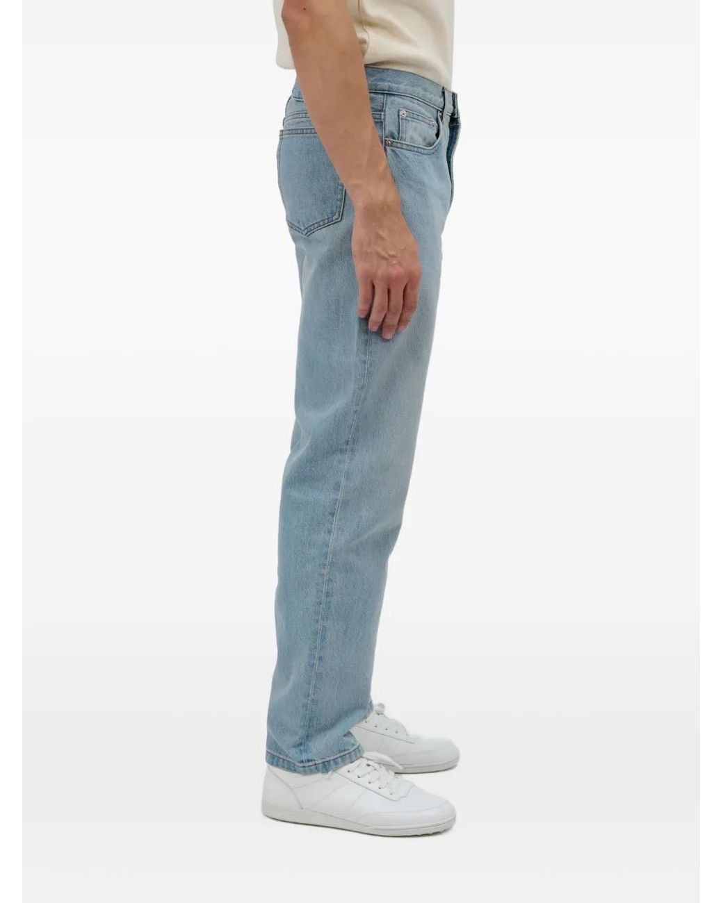 A.P.C. Blue Five-Pocket Jeans for men