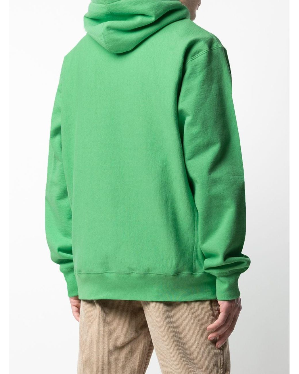 supreme green hoodie