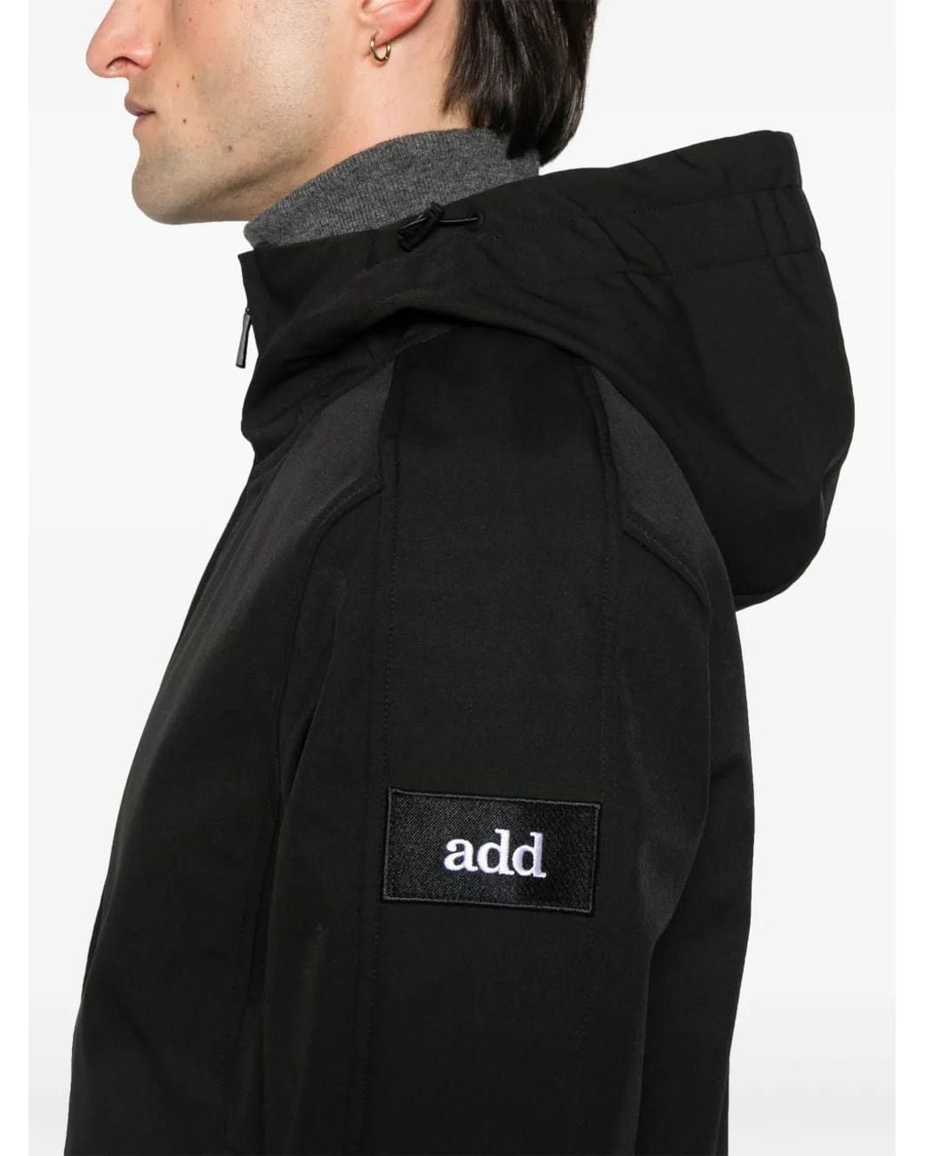 Add Black Shell Jacket for men