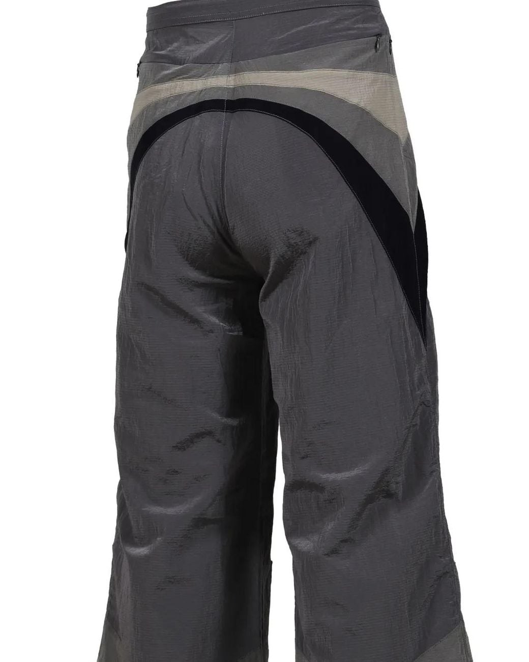 ERL Gray Panelled Drawstring Trousers for men