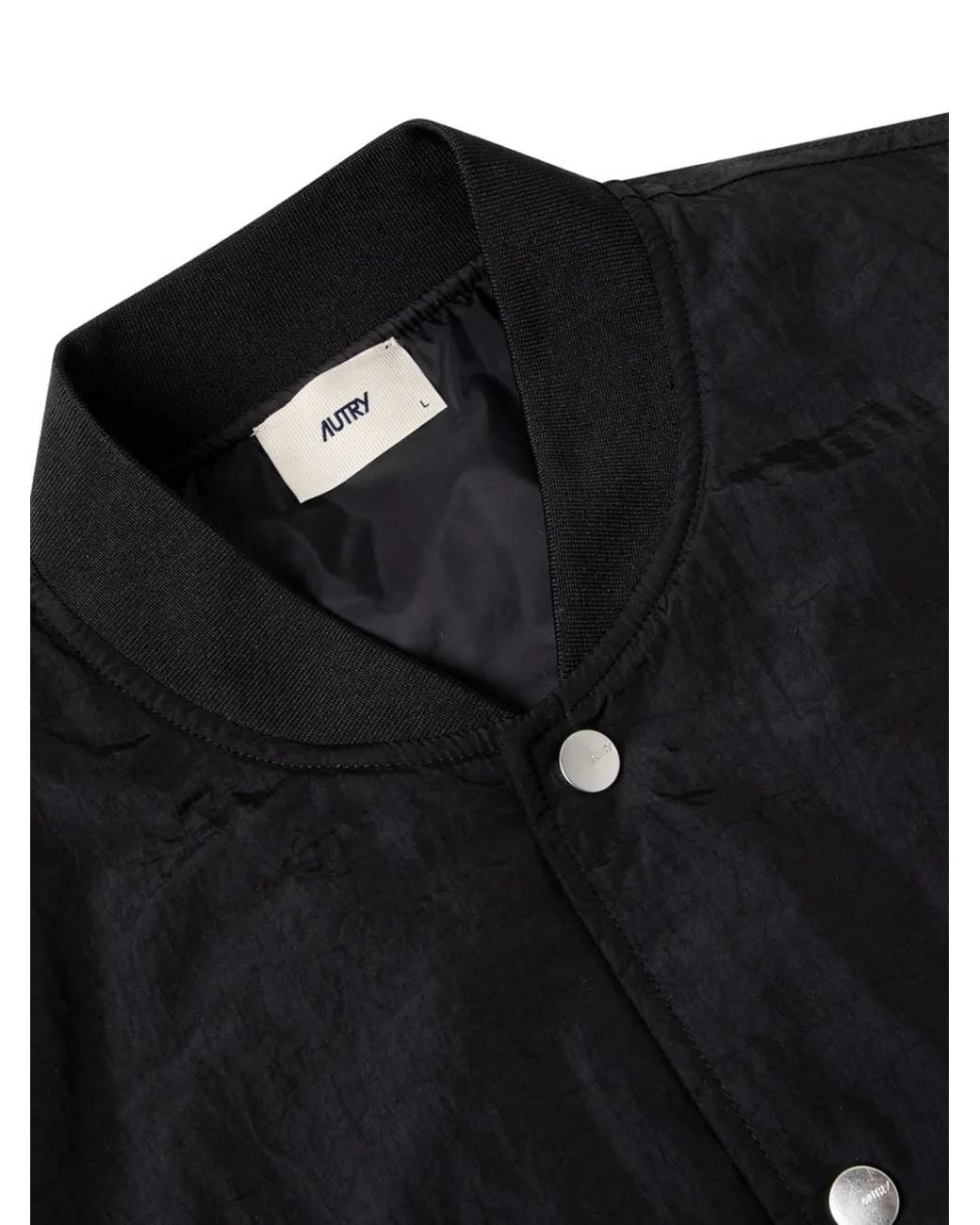 Autry Black Hemdjacke Mit Knöpfen