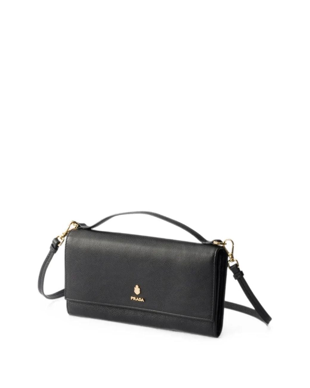 Prada Mini-Portemonnee in het Black