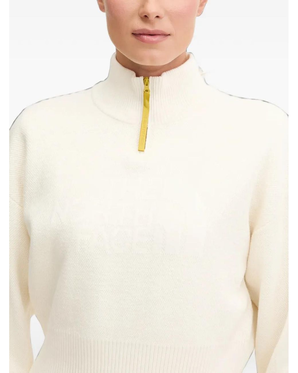 The North Face Natural Quarter-Zip High-Neck Sweater