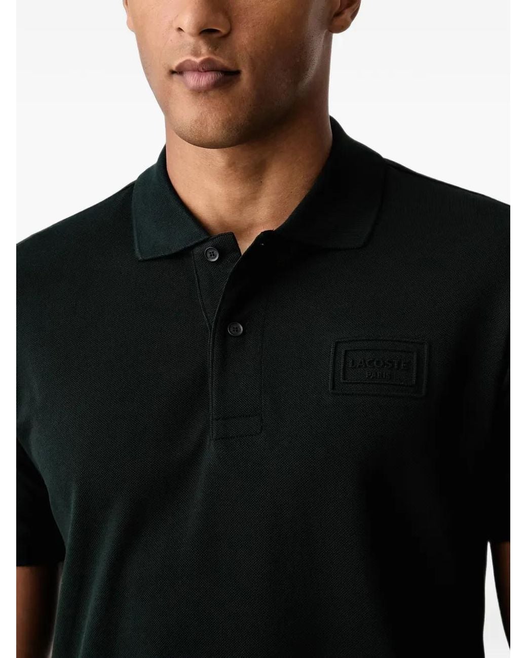 Lacoste Poloshirt Mit Logo-Patch in Black für Herren