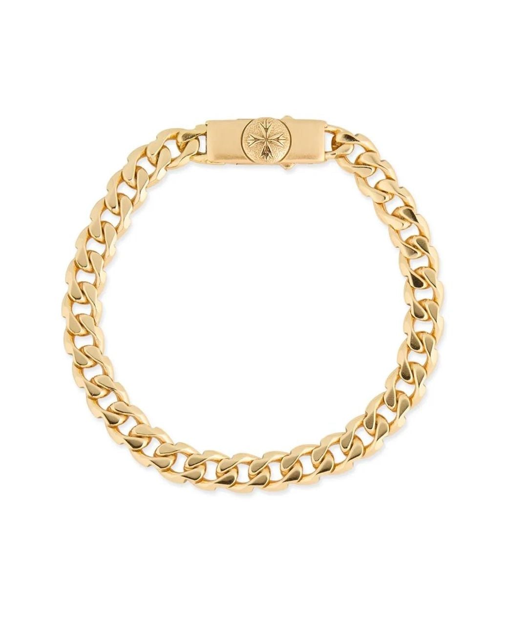 Emanuele Bicocchi Metallic Edge Logo Bracelet