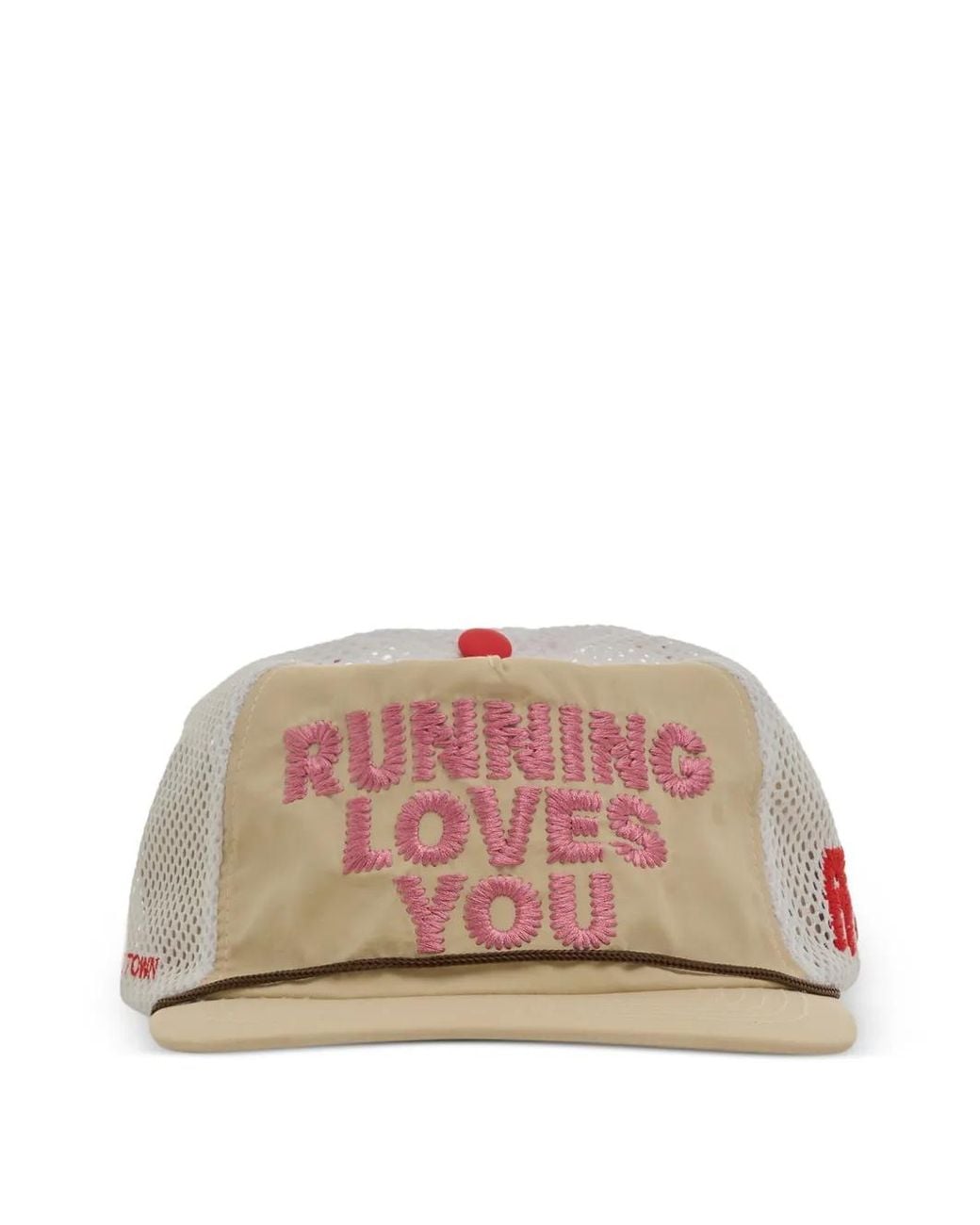 ALEX ZONO Running Loves You Cap Hat in Pink | Lyst UK