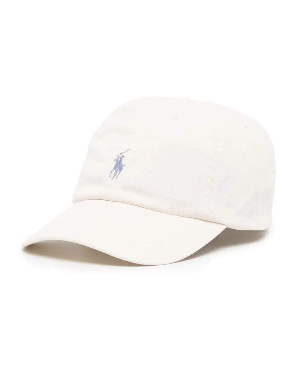Polo Ralph Lauren White Logo-Embroidered Cotton Baseball Cap for men