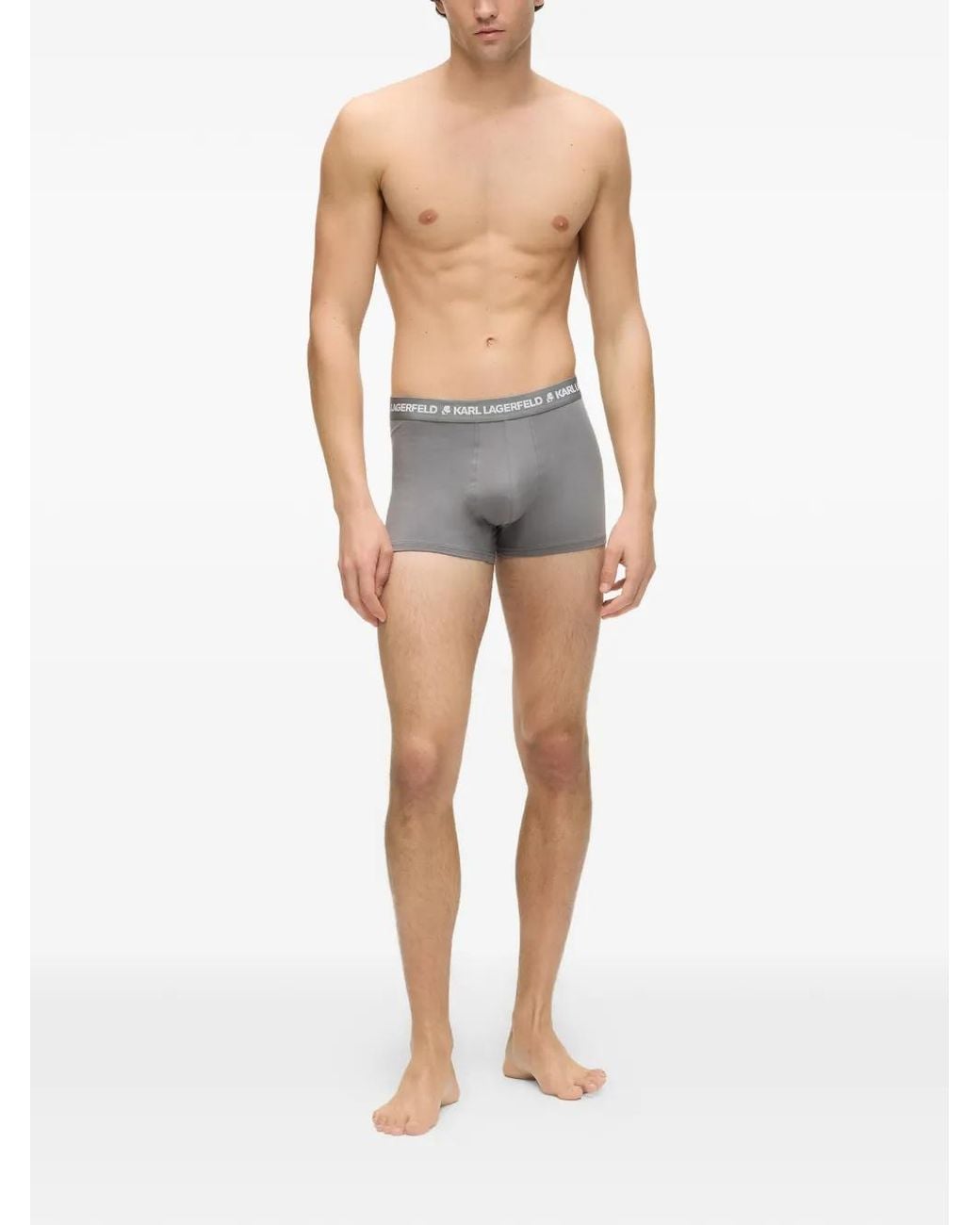 Karl Lagerfeld Black Logo Boxers for men