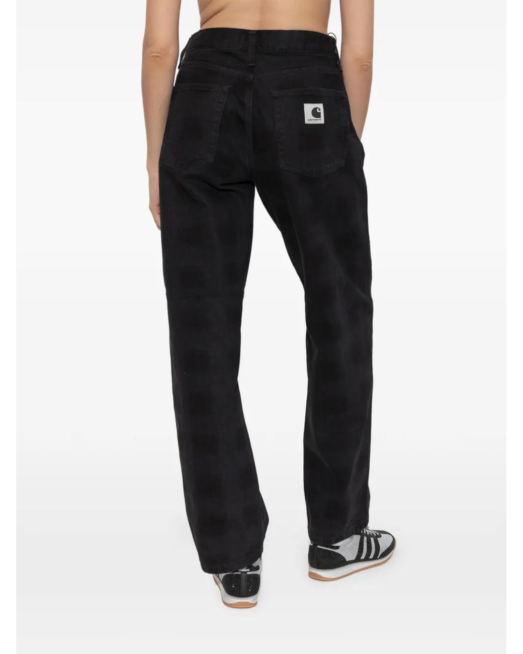 Carhartt Black Logo-Patch Jeans