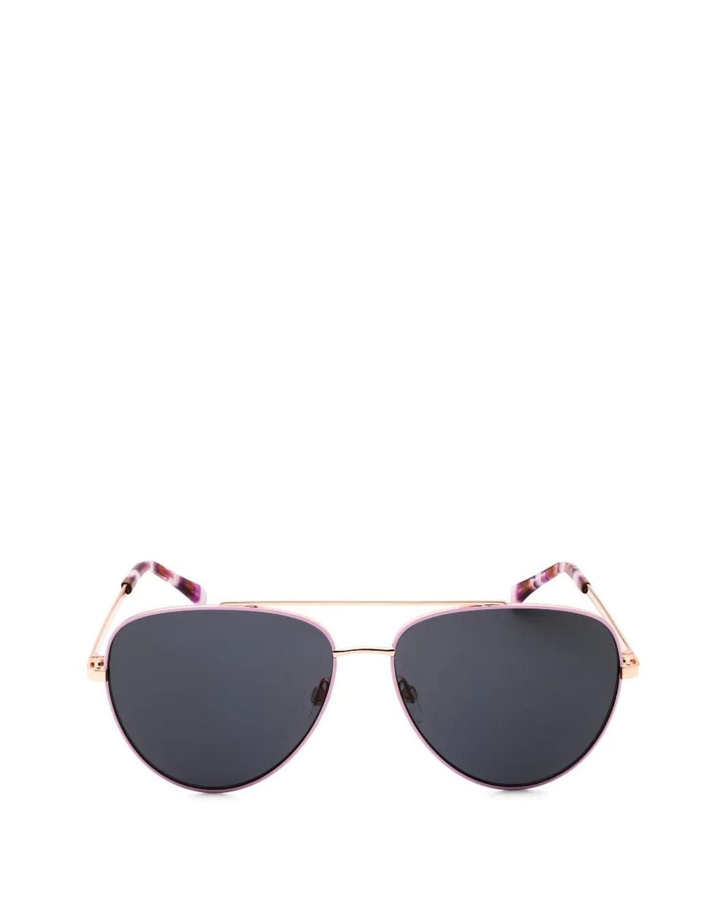 Draper James Blue Pilot-Frame Sunglasses
