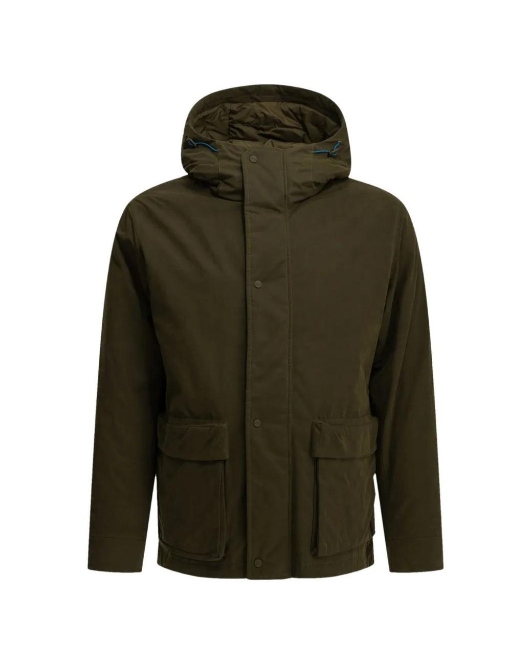 Herno Green Padded Hooded Parka for men