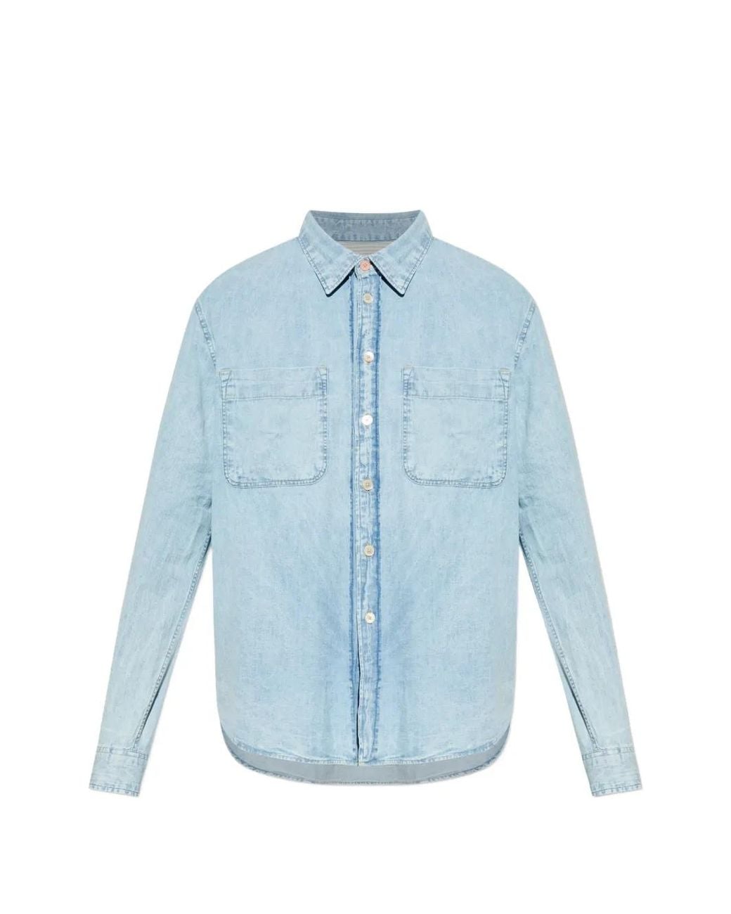 Paul Smith Blue Casual-Fit Rinse Denim Shirt for men