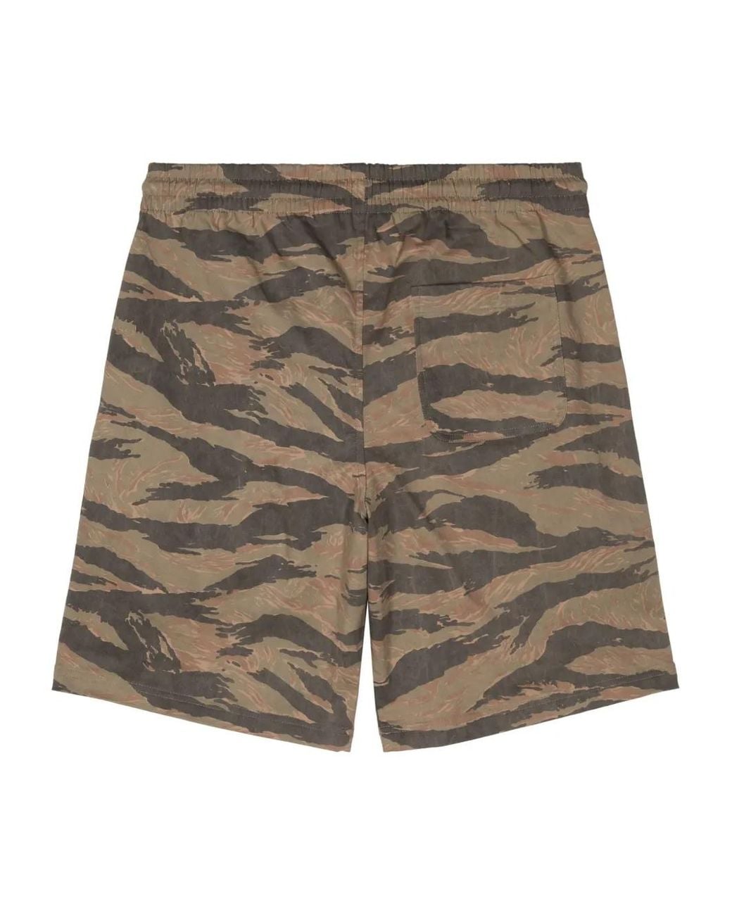MOUTY Gray Nate Camouflage-Print Shorts for men