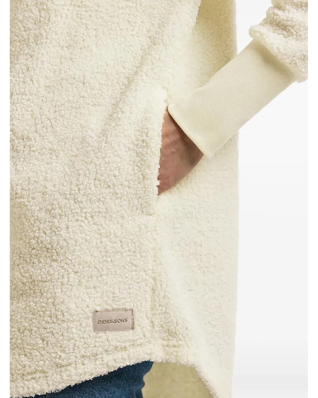 Didriksons Natural Tola Fleece-Texture High-Neck Jacket