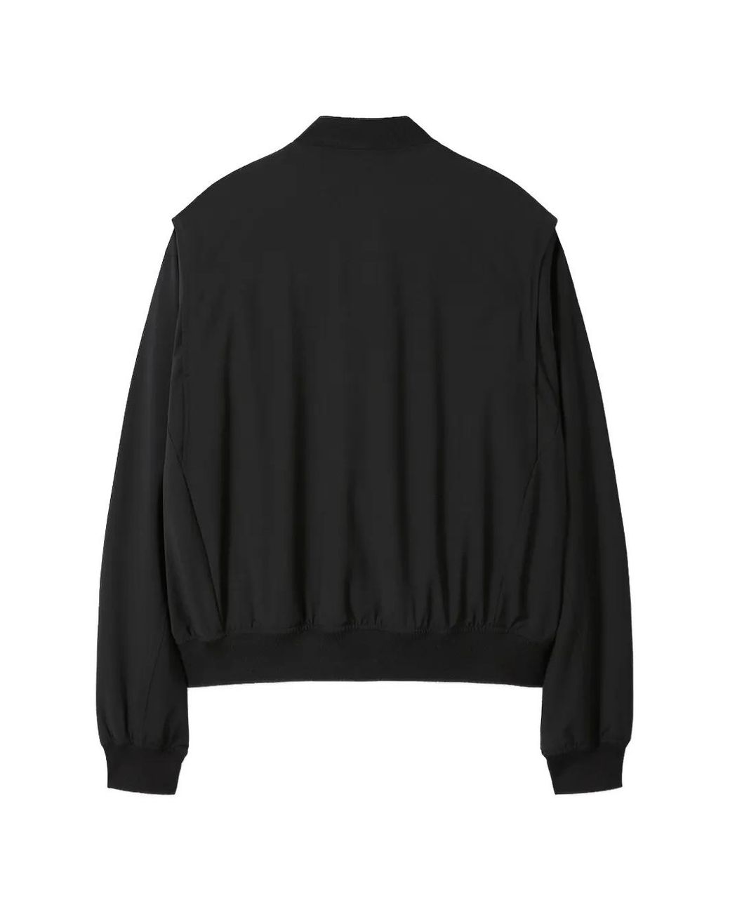 TONYWACK Black Patch-Pocket Bomber Jacket for men