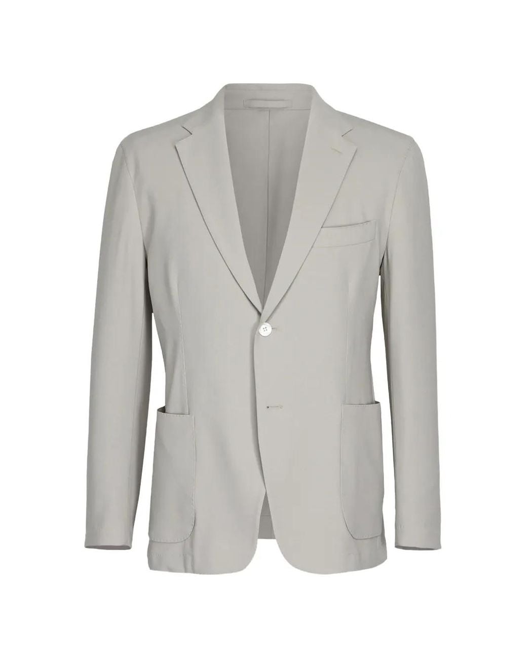 Marco Pescarolo Gray Single-Breasted Blazer for men