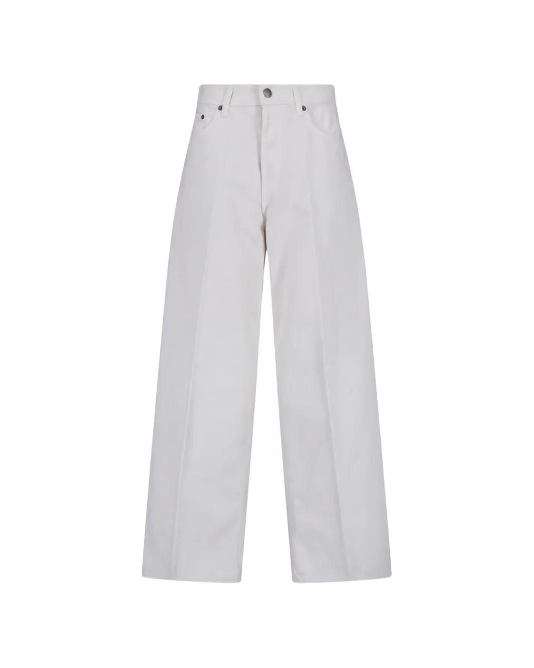 Haikure White Bethany Wide-Leg Jeans
