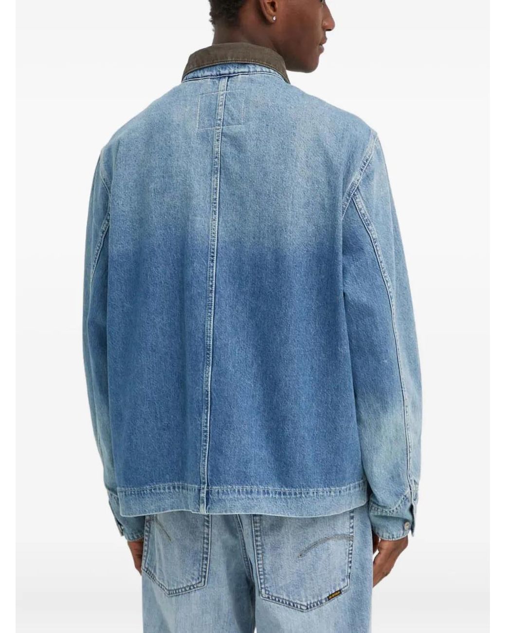 Giacca Con Zip E Tasche di Levi's in Blue da Uomo
