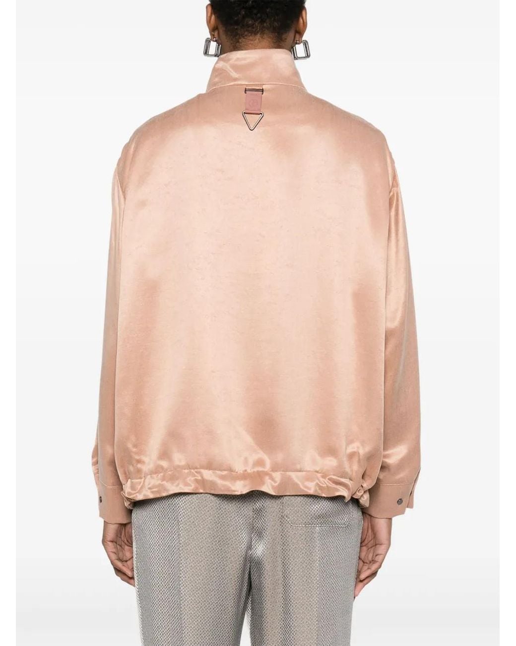 Giorgio Armani Natural Satin Jacket