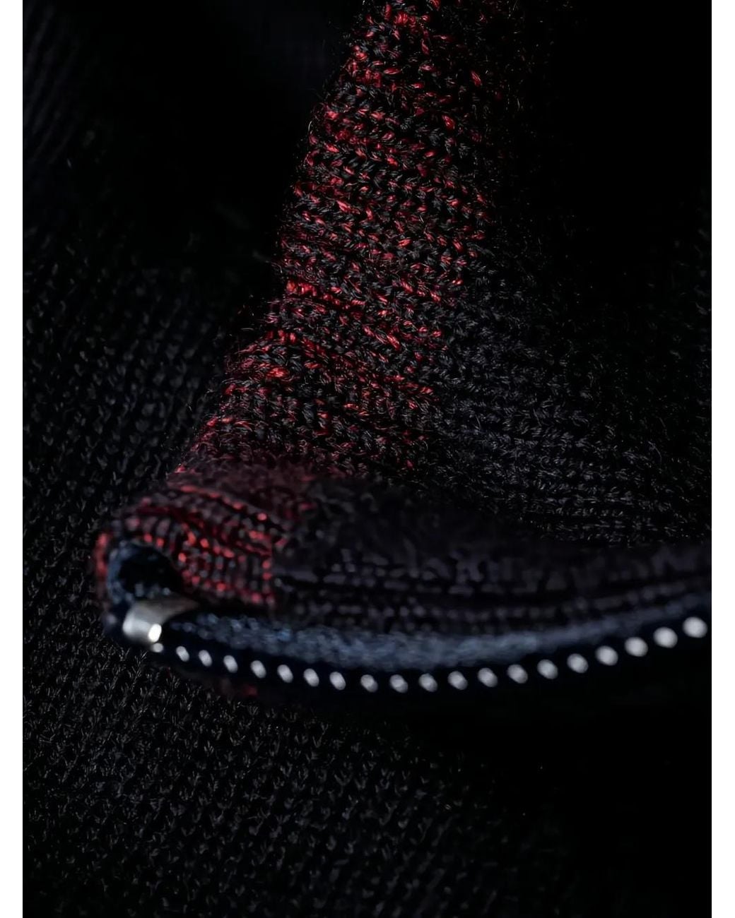 Paul Smith Blue Zip Mock-Neck Wool Sweater for men
