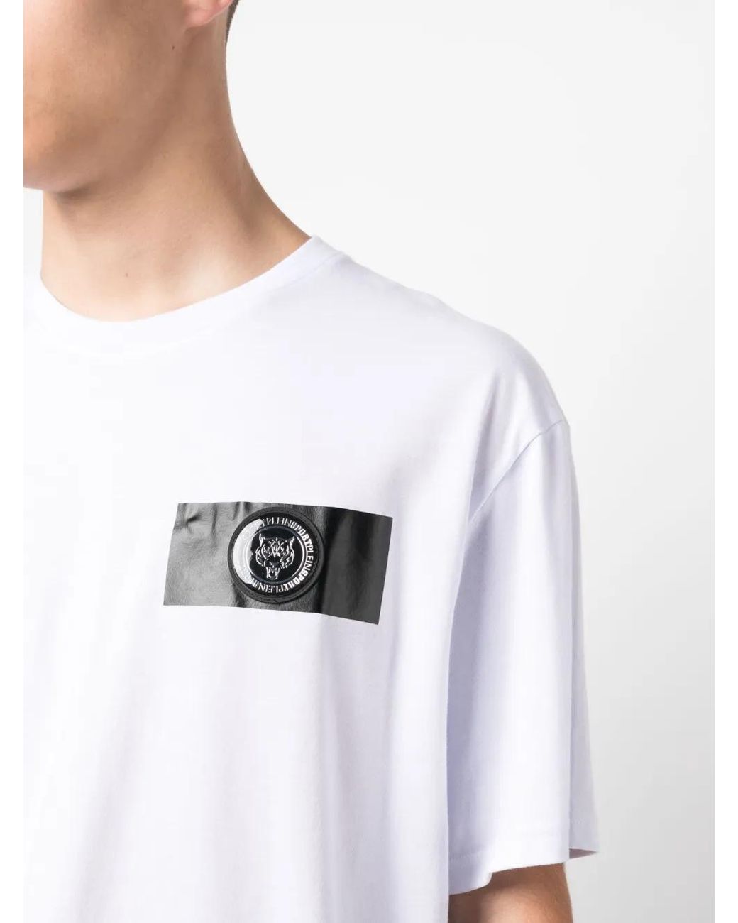 Philipp Plein White Tiger Crest Edition T-Shirt for men
