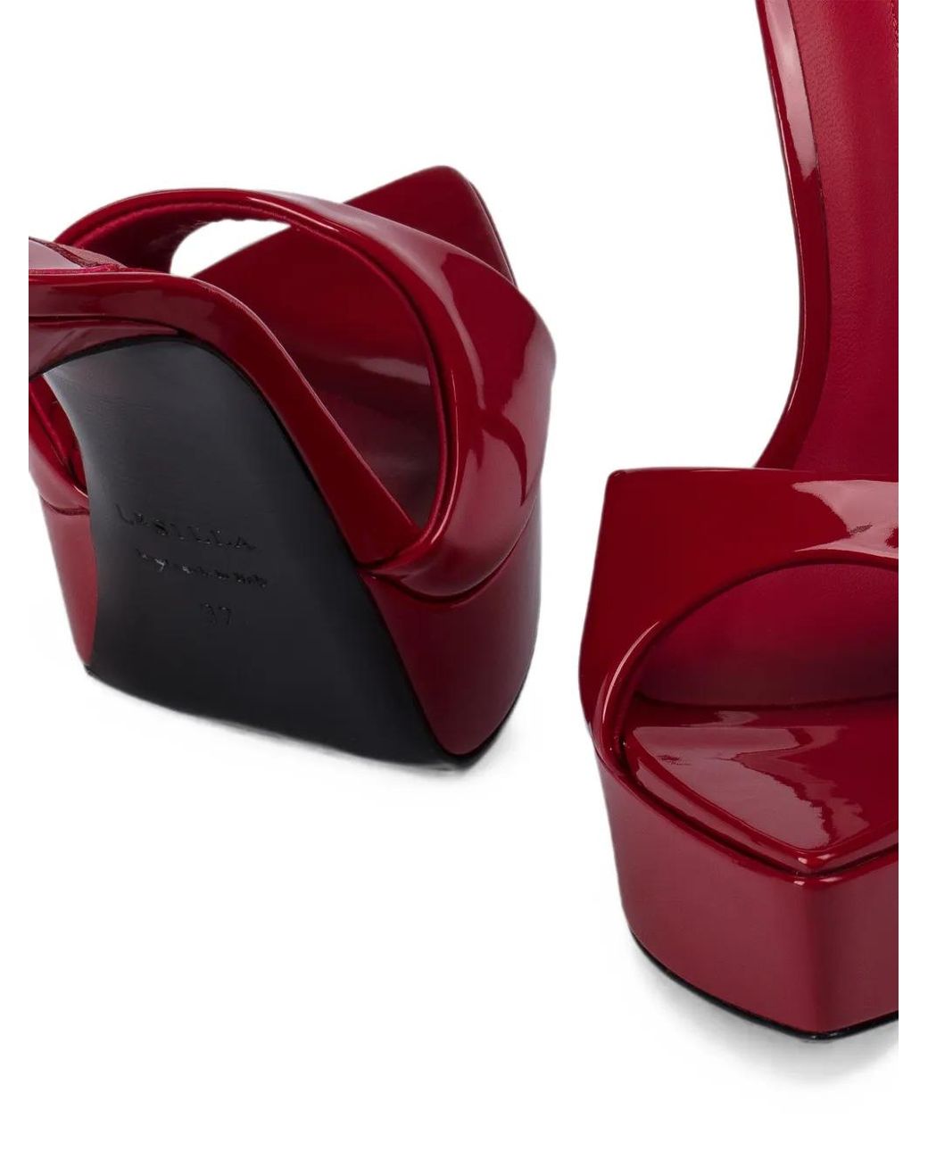 Le Silla Red Sandales Uma À Plateforme