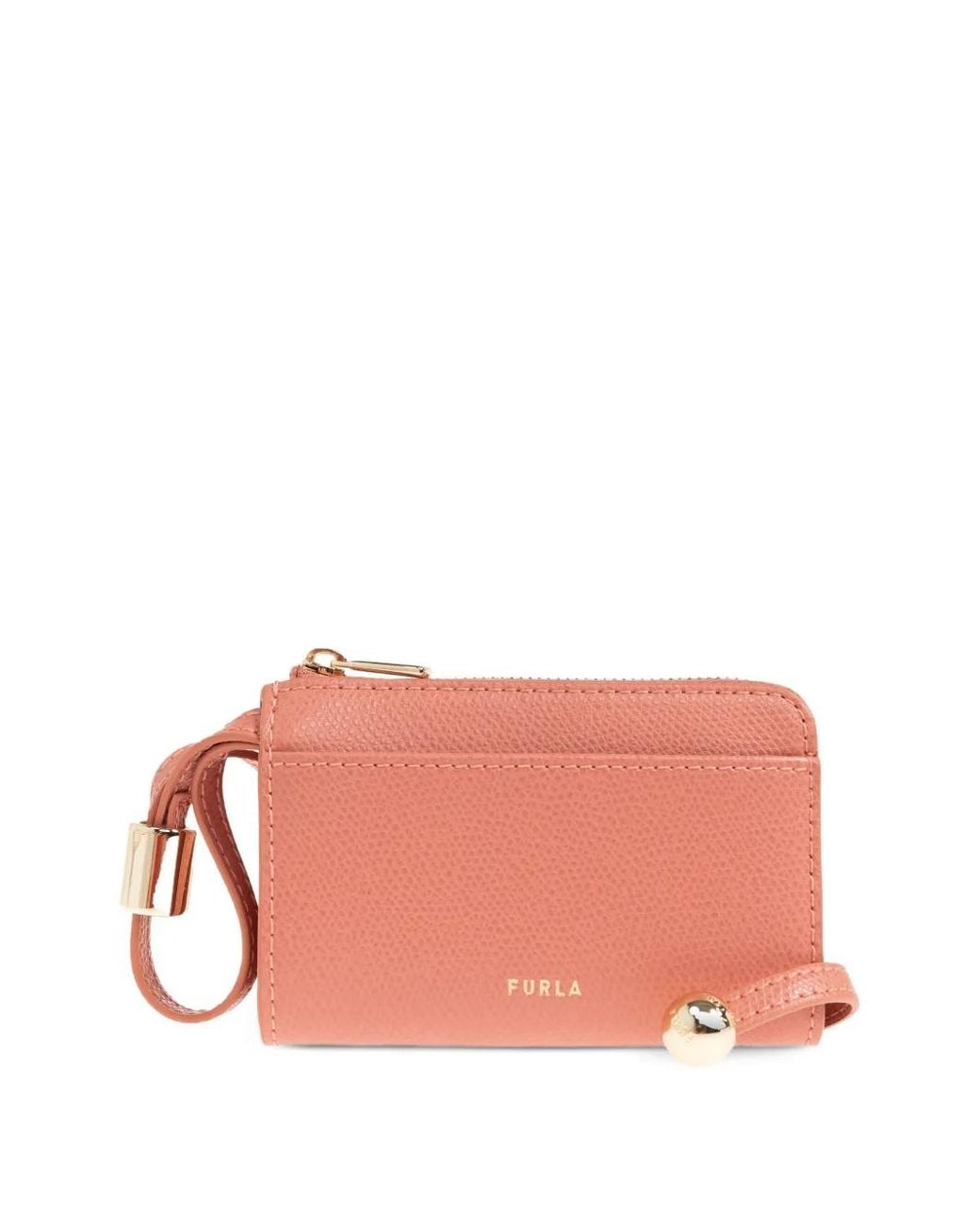 Furla Pink Laura Medium Logo-Print Wallet