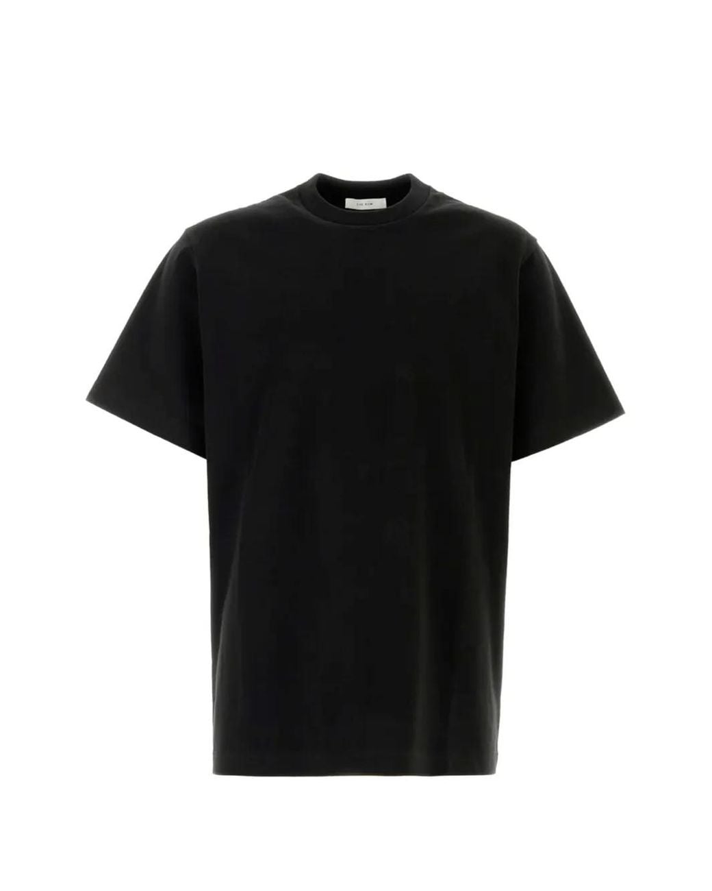 The Row Black Crew-Neck Short-Sleeve T-Shirt for men