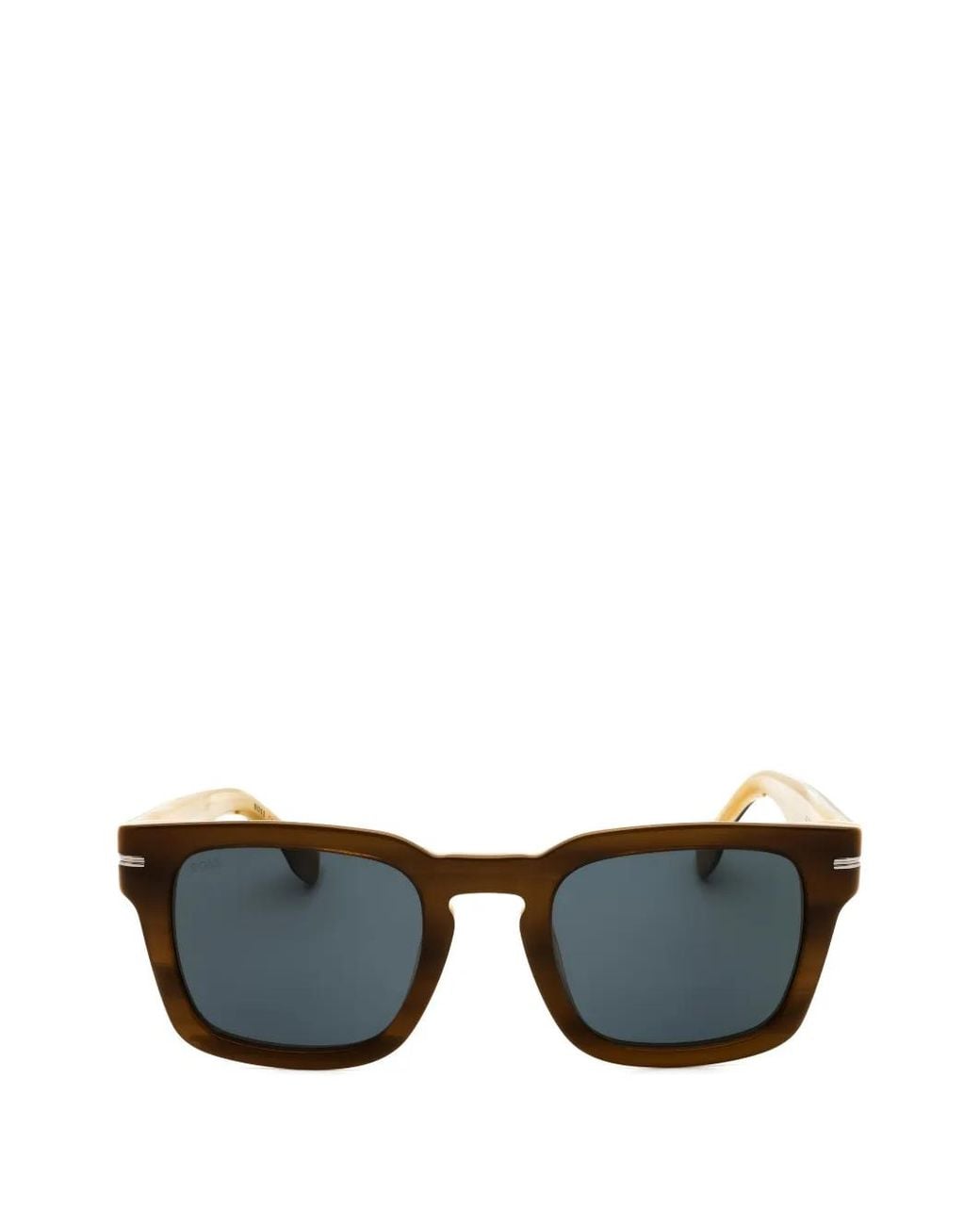 Boss Black Rectangle-Frame Sunglasses for men
