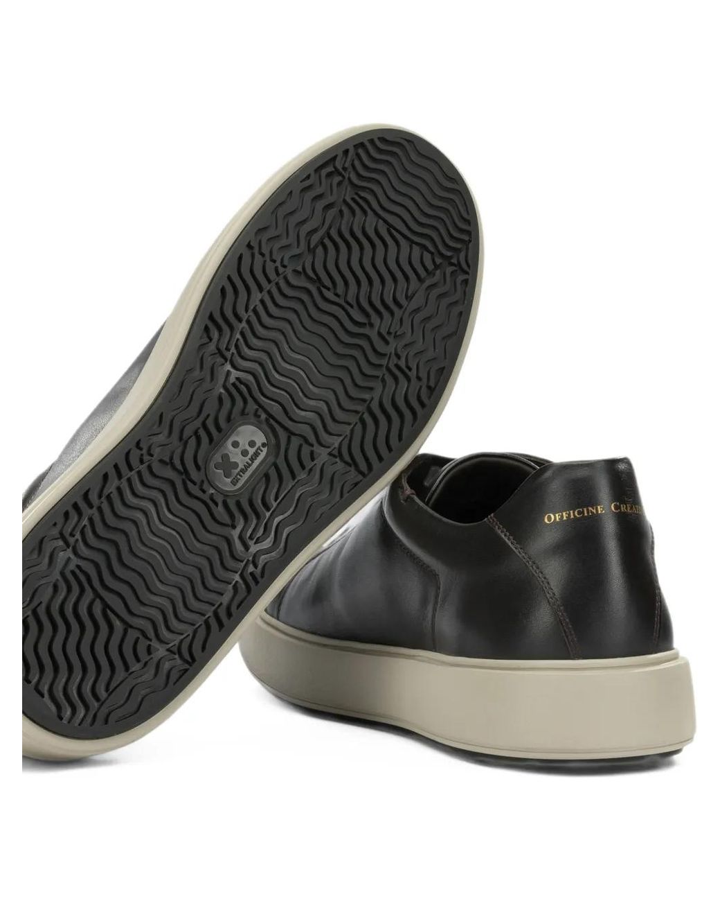 Officine Creative White Baskets Slouch 001 En Daim for men