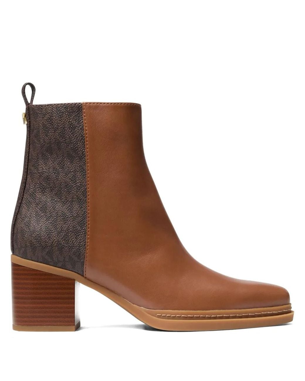 Michael Kors Brown 38Mm Block-Heel Boots