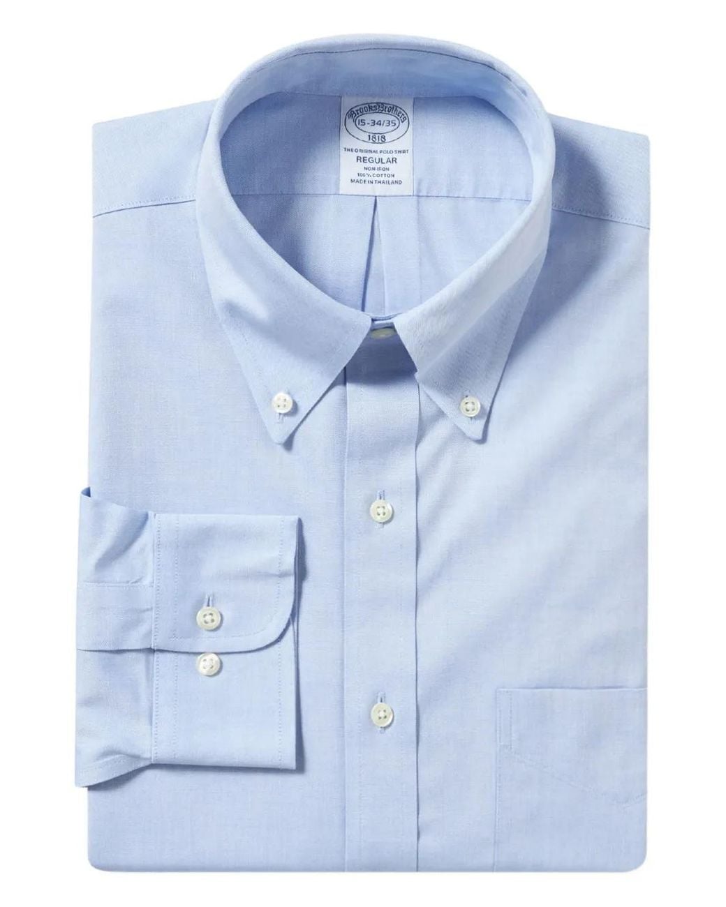 Brooks Brothers Blue Button-Down-Collar Shirt for men