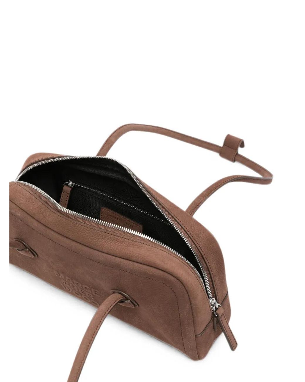 MARGE SHERWOOD Brown Logo-Debossed Shoulder Bag