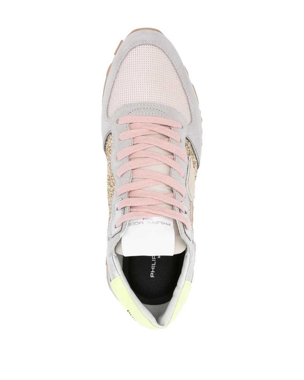 Philippe Model White Tropez Haute Lace-Up Sneakers